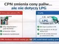 CPN zmienia ceny paliw, ale nie dotyczy to LPG. Cena LPG pozostaje rynkowa, niezależna od politycznych decyzji.
